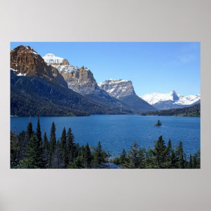 POSTER GLACIER PARK - ST. LE LAC DE MARY
