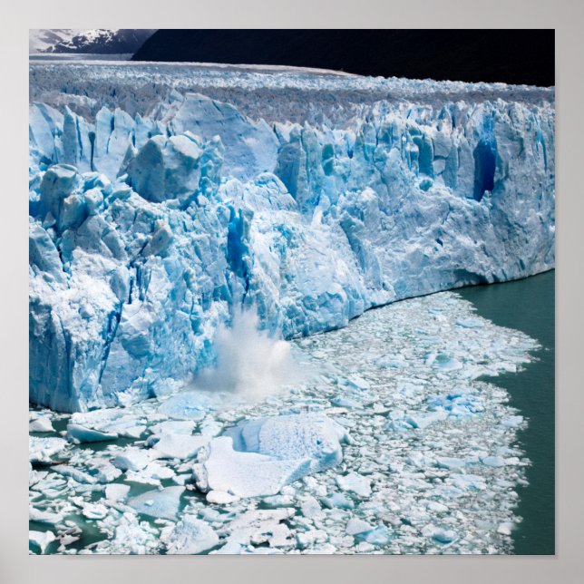 Poster Glacier Perito Moreno, Parc national Los Glaciares (Devant)