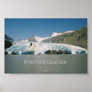 Poster Glacier Portage, Alaska