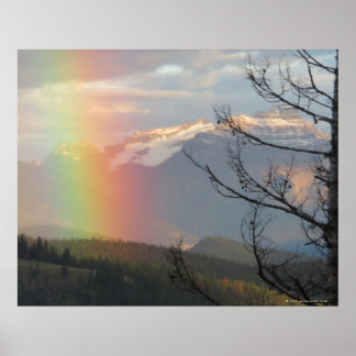 Poster Glacier Rainbow