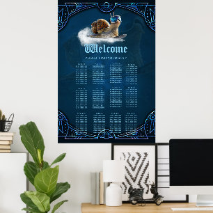 Poster Glacière que le reste, l'escargot de snowboard.