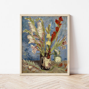 Poster Gladioli et China Asters   Vincent van Gogh