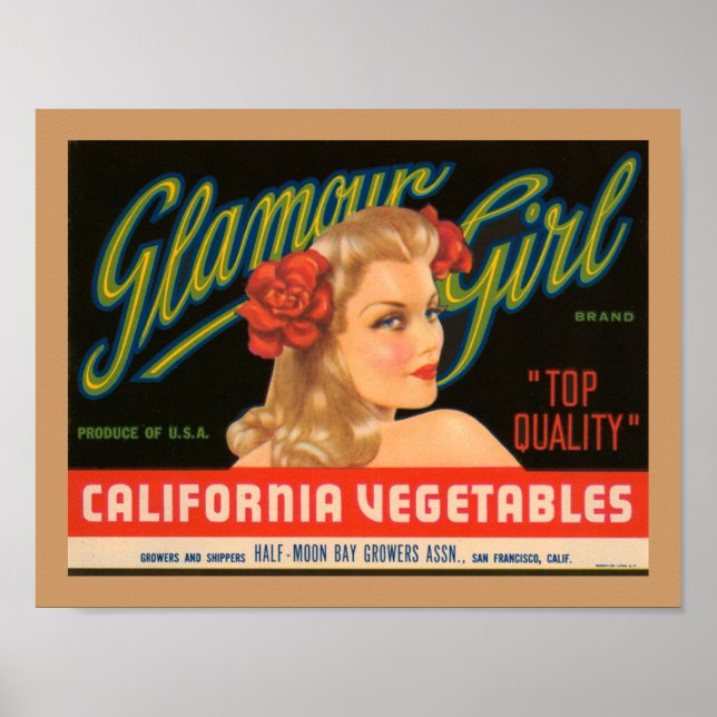 Poster Glamor Girl (Devant)