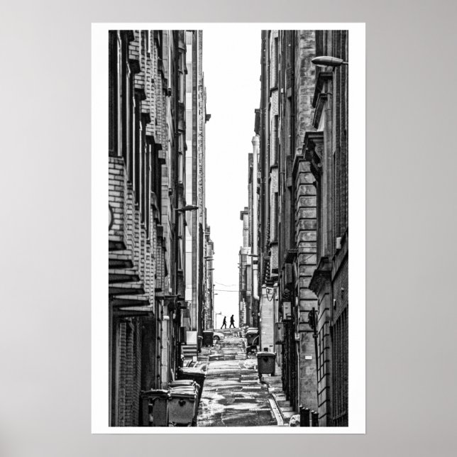 Poster Glasgow Lane (Devant)