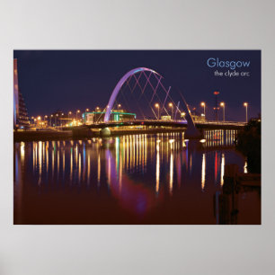 Poster Glasgow - l'arc de Clyde