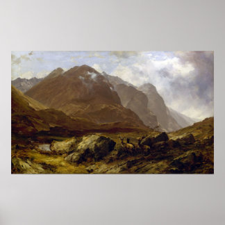 Poster Glencoe par Horatio McCulloch