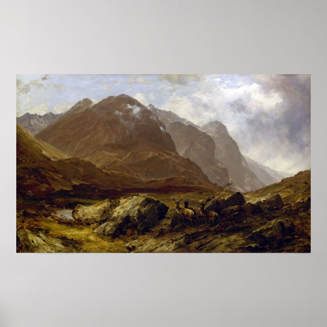 Poster Glencoe par Horatio McCulloch (Devant)