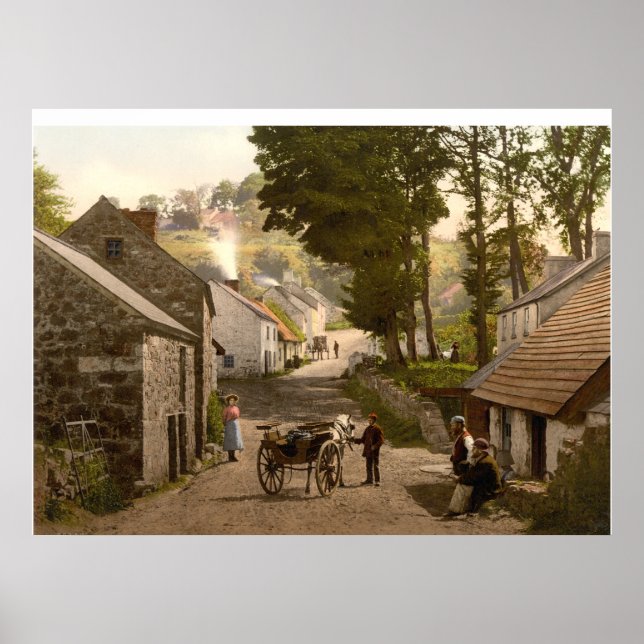 Poster Glencoe Village, County Antrim, Irlande du Nord (Devant)