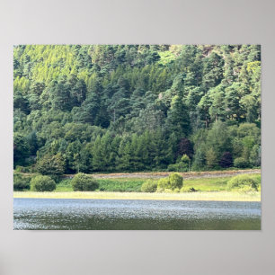 Poster Glendalaugh Lakes Comté Wicklow Irlande Eur