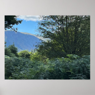 Poster Glendalaugh Lakes Comté Wicklow Irlande Europe
