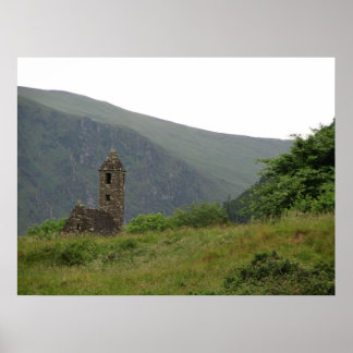 Poster Glendalough, Irlande