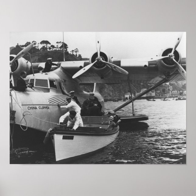 Poster Glenn Martin avec China Clipper (Devant)