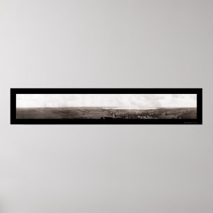 Poster Glenwood MN Panorama Photo 1913