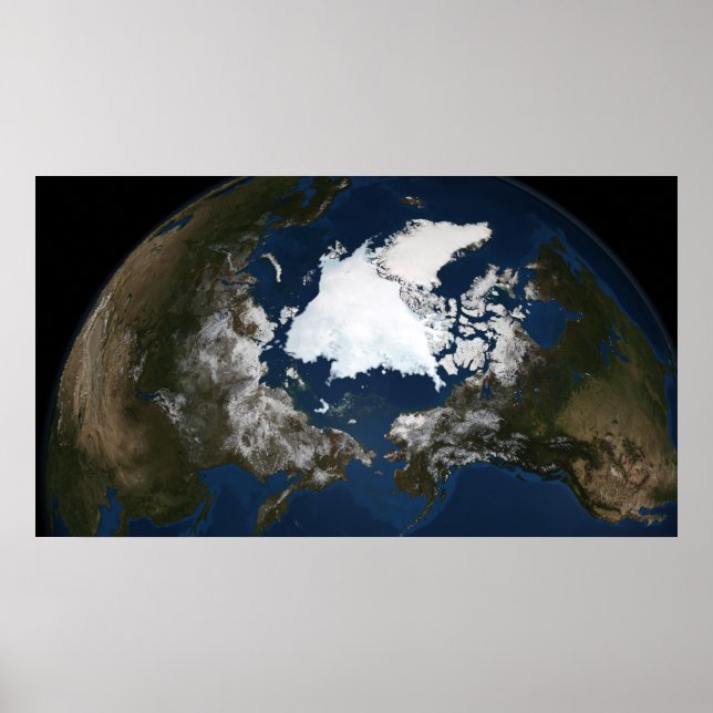 Poster Glice marine arctique (Devant)