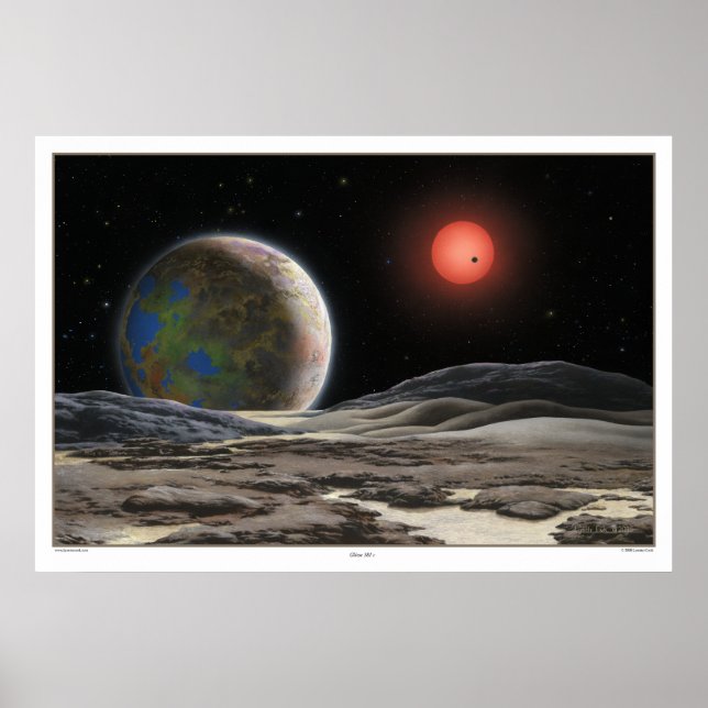 Poster Gliese 581 c Imprimer (Devant)