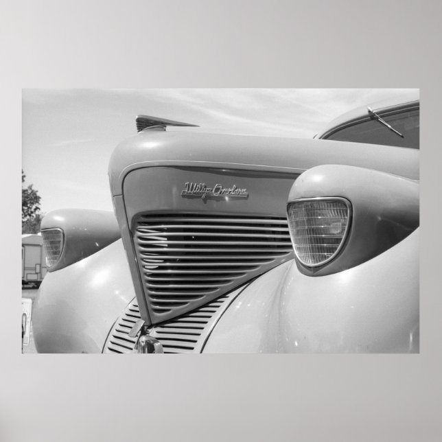 Poster Glisser vintage - 1939 Willys (Devant)