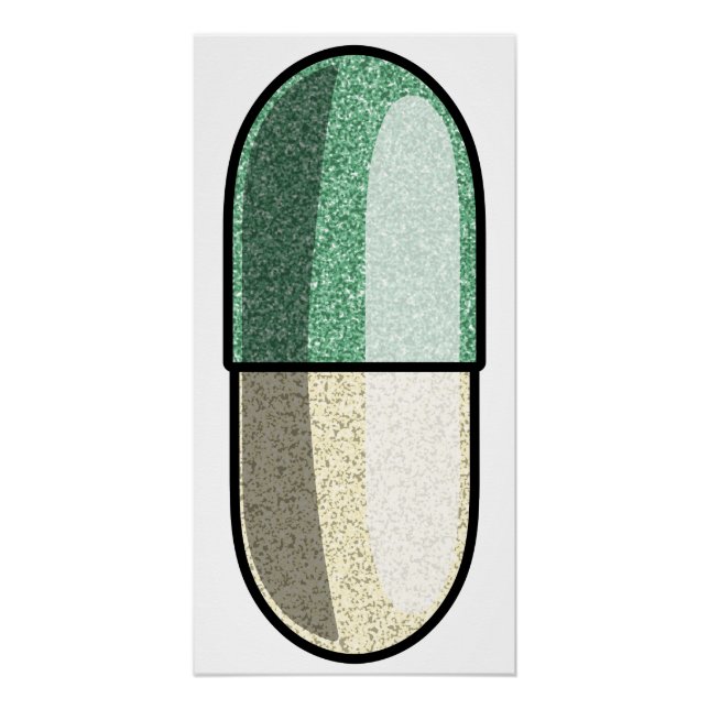 Poster Glitter Fluoxetine (Devant)