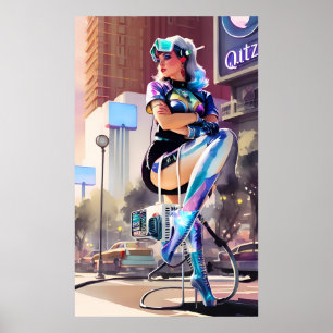 Poster Glitz, Qitz et Glamor Ken Gage Art