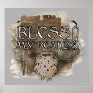 Poster Gloin - bénissez ma barbe