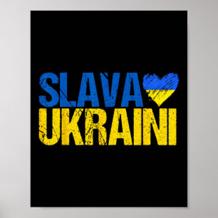 Poster Gloire à l'Ukraine