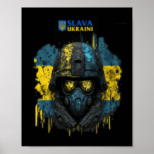 Poster Gloire à l'Ukraine -Slava Ukraïni