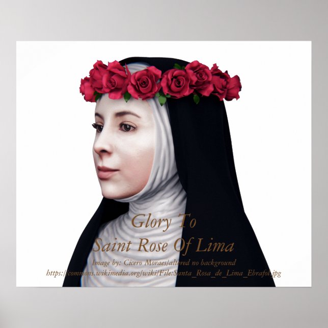 Poster Gloire À Saint Rose De Lima (Devant)