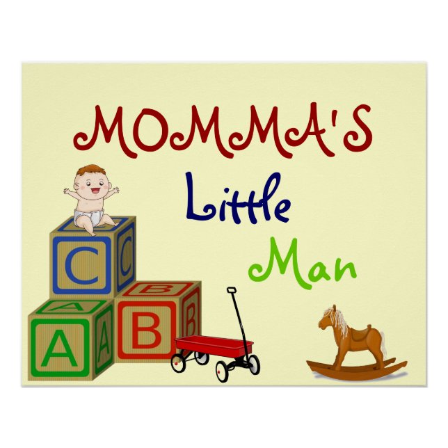 Poster Glossy De La Petite Salle De Jeu De MOMMA (Devant)