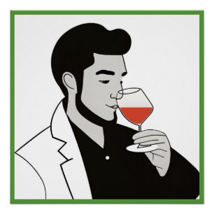 Poster Glossy Drinker