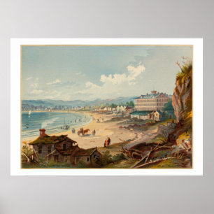 Poster Gloucester Beach, Massachusetts Style Vintage