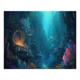 Poster Glow of the Forgotten Depths