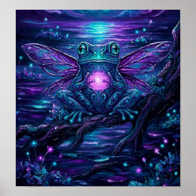 Poster GlowFrogFantasy (Devant)