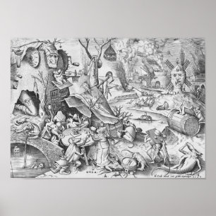 Poster Gluttony (Gula), Les Sept Péchés Mortels