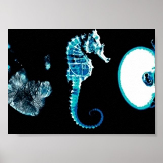 Poster Glyphes franges (Devant)