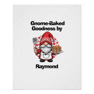 Poster Gnome au design maison