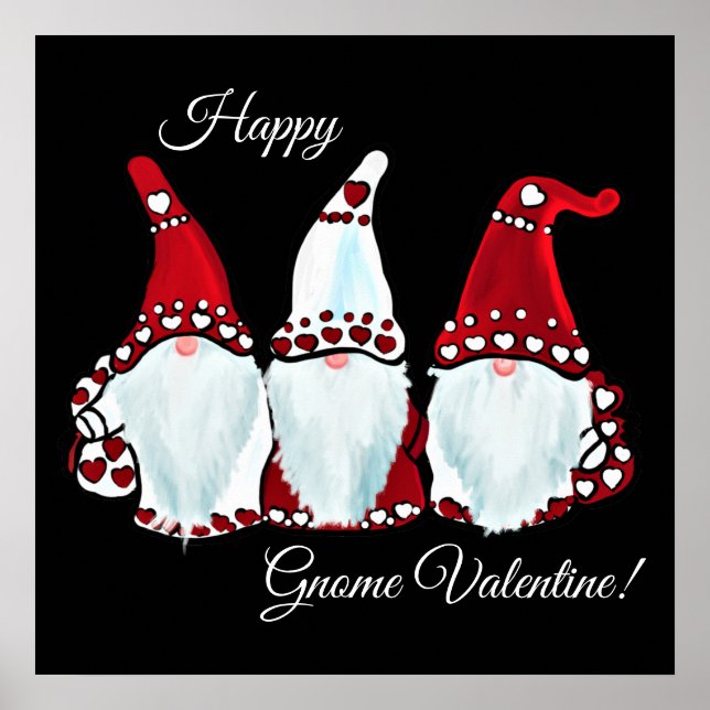 Poster Gnome Saint-Valentin  (Devant)