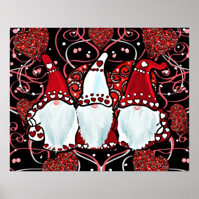 POSTER GNOMES DE LA SAINT-VALENTIN   (Devant)