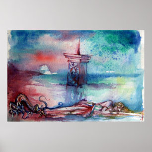 POSTER GNOMON ET DAME DU LAC