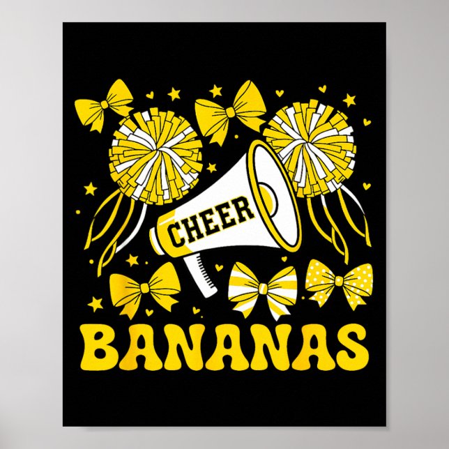 Poster Go Cheer Bananas School Srts Fan Team Srit Name  (Devant)