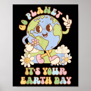 Poster Go Planet Your Jour des terres 2025 Enseignant Kid