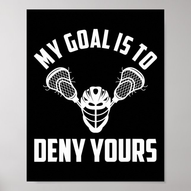 Poster Goalkeeper - Mon But Est De Vous Refuser (Devant)