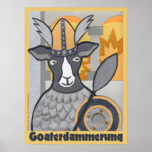 Poster Goaterdammerung : Le crépuscule des chèvres