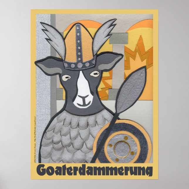 Poster Goaterdammerung : Le crépuscule des chèvres (Devant)