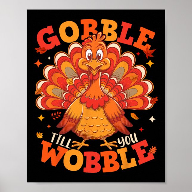 Poster Gobble jusqu'à ce que vous tourbillonnez la Turqui (Devant)
