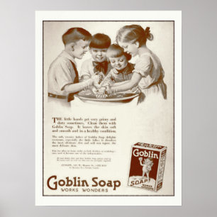Poster Goblin Soap Vintage Magazine Ad Retro