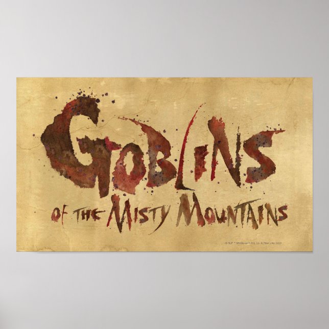 Poster Goblins des montagnes Misty (Devant)