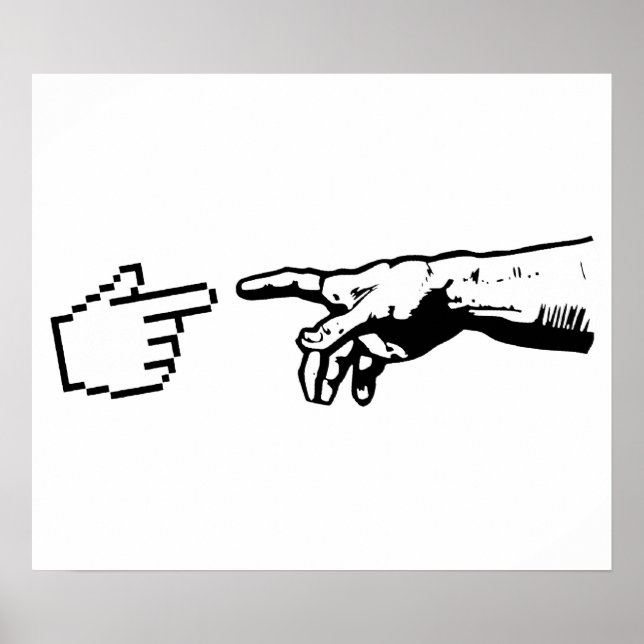 Poster God and the Machine Hands (Devant)