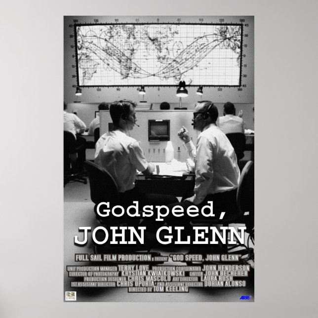 Poster God Speed John Glenn (Devant)
