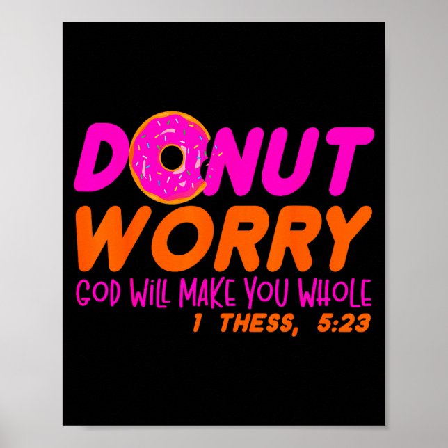Poster God Will Make You Whole Funny Men Women Jesus Doug (Devant)
