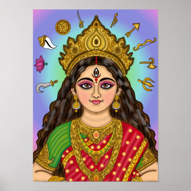 Poster Goddess Durga  (Devant)