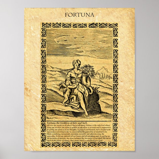 POSTER GODDESS FORTUNA (Devant)
